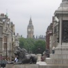 London, Big Ben, view from Trafalgar Square