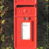 Post mounted  George VI postpox, Stragglethorpe, Lincolnshire