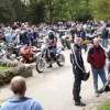Sunday bikers at Rivington Barn