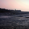 Hilbre Island at Sunset, across Hoylake beach.