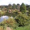 One of the lakes at Sandringham House, Norfolk. The Royal residence in West Norfolk