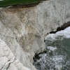 Chalk cliffs at the Seaford end of Seven sisters country park