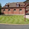 rotunda lawn looking at coach house