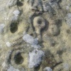 Ancient drawings at Lordenshaw, Northumberland, England