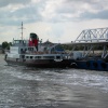 The 'Royal Daffodil' at Woodside Ferry terminal.