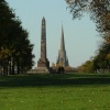 Obelisk from near Lancaster Gate 3 X Zoom