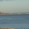 Looking across to West Bay from Lyme Regis, Dorset.