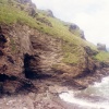 Merlin's Cave, Tintagel, Cornwall.