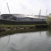 City of Manchester Stadium, viewed from the Ashton Canal.