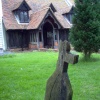 Greenstead Church, said to be the world's oldest wooden building, in Greenstead, England