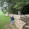 Hadrian's Wall at Brunton Turret, Northumberland