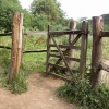 Fence/gate near the River Mole, Dorking, Surrey