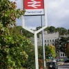 Farnborough Main train station, just out side of the car park, Hampshire.