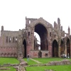 Melrose Abbey, Melrose, Borders, Scotland.