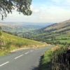 View into Wensleydale from Bishopdale, Yorkshire Dales National Park.