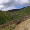 Peak District National Park, Derbyshire: Edale and the Kinder Plateau.
