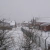 Looking down queen street from the gasworks in the snow 2006, Millom, Cumbria