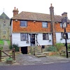 The Kingshead pub, Rudgwick, on the Surrey Sussex border.