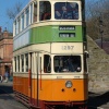 Tram, National Tramway Museum, Crich, Derbyshire.