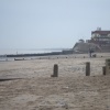 the sea defences at Hornsea, East Yorkshire