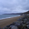The beach at Beesands, Devon.