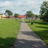Leysdown by the amusements on the Isle of Sheppey