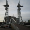 Lifting Bridge, Salford Quays, Salford, Greater Manchester.