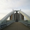 Lifting Bridge, Salford Quays, Salford, Greater Manchester.