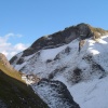 Wynetts Pass in winter, near Castleton, Derbyshire.