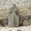 Old grave boards at Minster Lovell Church, Oxfordshire.