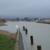 A view of the river Arun from sea in Littlehampton, West Sussex.