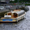 Tourist Boat At Salford Quays, Salford, Greater Manchester.