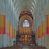 Winchester Cathedral, Hampshire - The Nave looking East.