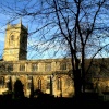 Woodstock, Oxfordshire. Parish Church of St Mary Magdalene from the Graveyard.