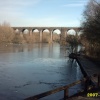 Viaduct Reddish Vale. Built 1875 -16 Arches for Hope Valley Line.
