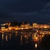 Tenby Harbour by night, Pembrokeshire
