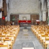Inside Malmesbury Abbey, Malmesbury, Wiltshire.