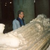 Tomb of King Athelstan inside Malmesbury Abbey, Wiltshire.