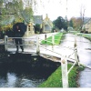 Bridge over Windrush River, Lower Slaughter, Gloucestershire.