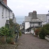 Clovelly, Devon, looking down the main street