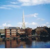 River Severn at Worcester, Worcestershire.