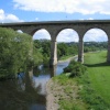 Newton Cap Viaduct over the river Wear, Bishop Auckland, County Durham