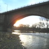 14th century bridge over the river Wear, Bishop Auckland, County Durham