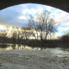 14th century bridge over the river Wear, Bishop Auckland, County Durham