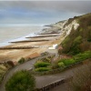 Beach at Holywell, Eastbourne, East Sussex