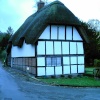 Thatch roofed house, near West Hendred, Oxfordshire