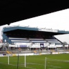 An empty west stand at the memorial ground Bristol home of Bristol Rovers