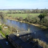 Wetheral, Cumbria. View from Wetheral railway viaduct