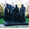 'The Burghers of Calais' statue in Westminster, London