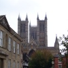 Lincoln Cathedral from Castle Gate, Lincoln